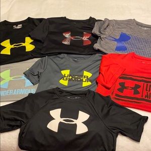 UA boys tees